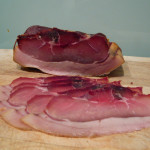 Schinkenspeck vom Wollschwein